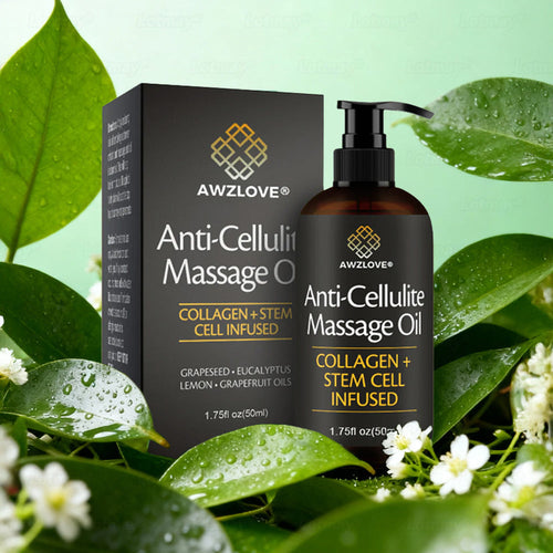 Awzlove® Luxurious Collagen & Stem Cell Anti-Cellulite Massage Oil (🔥70% Off for a Limited Time!) 🌻🌻