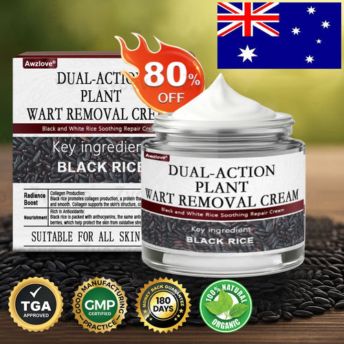 Awzlove® Black Rice Skin Repair Essence Cream ⚕️ TGA Certified (Removes warts and skin growths, improves keratin buildup and seborrheic dermatitis, follicular keratosis, age spots, and bruising)