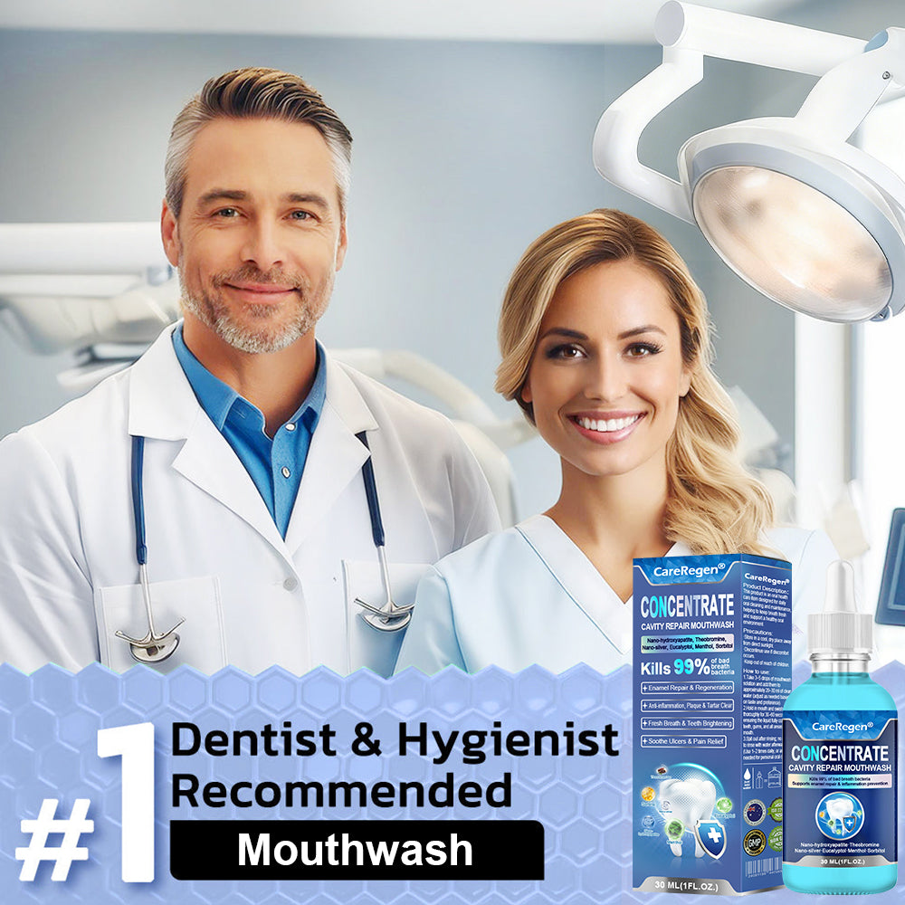 Official Store：🏆CareRegen® CONCENTRATE REPAIR MOUTHWASH(Dentist recommended)(Flying Off the Shelves: 100,000 Bottles Sold!)🎀