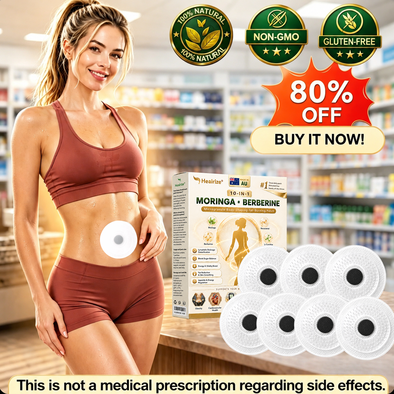 𝑶𝒇𝒇𝒊𝒄𝒊𝒂𝒍 𝑺𝒕𝒐𝒓𝒆  | 👩‍⚕️ 𝐇𝐞𝐚𝐥𝐫𝐢𝐳𝐞®𝐌𝐨𝐫𝐢𝐧𝐠𝐚 𝐁𝐞𝐫𝐛𝐞𝐫𝐢𝐧𝐞 𝟏𝟎-𝐢𝐧-𝟏 𝐌𝐢𝐜𝐫𝐨𝐠𝐫𝐚𝐧𝐮𝐥𝐞 𝐁𝐨𝐝𝐲-𝐒𝐡𝐚𝐩𝐢𝐧𝐠 𝐅𝐚𝐭-𝐁𝐮𝐫𝐧𝐢𝐧𝐠 𝐏𝐚𝐭𝐜𝐡(𝐎𝐧𝐜𝐞 𝐃𝐚𝐢𝐥𝐲, 𝐯𝐢𝐬𝐢𝐛𝐥𝐞 𝐜𝐡𝐚𝐧𝐠𝐞𝐬 𝐢𝐧 𝟕 𝐝𝐚𝐲𝐬）𝟓𝐗 𝐒𝐰𝐞𝐚𝐭 𝐏𝐫𝐨𝐝𝐮𝐜𝐭𝐢𝐨𝐧. 𝐅𝐨𝐫 𝐎𝐛𝐞𝐬𝐢𝐭𝐲, 𝐋𝐨𝐨𝐬𝐞 𝐒𝐤𝐢𝐧, 𝐃𝐢𝐚𝐛𝐞𝐭𝐞𝐬, 𝐒𝐥𝐞𝐞𝐩 𝐀𝐩𝐧𝐞𝐚, 𝐀𝐧𝐝 𝐉𝐨𝐢𝐧𝐭 𝐈𝐬𝐬𝐮𝐞𝐬🌞