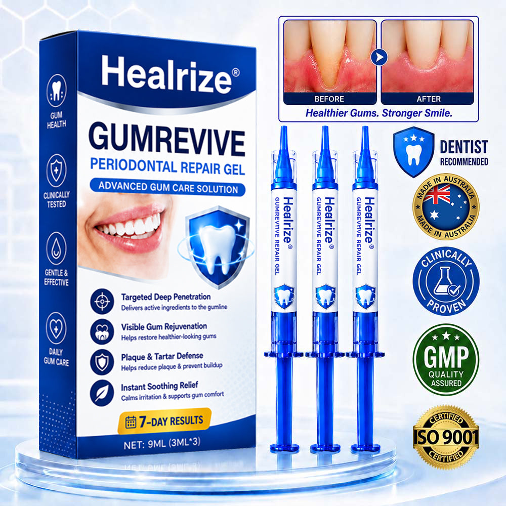 🦷 Healrize® GumRevive Gel for Regenerating the Tooth-Supporting Tissues (for Bleeding Gums, Receding Gums and Loose Teeth) 🐰
