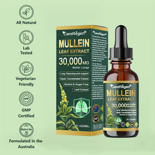 𝗢𝗳𝗳𝗶𝗰𝗶𝗮𝗹 | CareRegen® 𝗢𝗿𝗴𝗮𝗻𝗶𝗰 𝗟𝘂𝗻𝗴 𝗖𝗹𝗲𝗮𝗻𝘀𝗶𝗻𝗴 𝗠𝘂𝗹𝗹𝗲𝗶𝗻 𝗟𝗲𝗮𝗳 𝗘𝘅𝘁𝗿𝗮𝗰𝘁 𝗗𝗿𝗼𝗽𝘀 🌈 𝐂𝐥𝐢𝐧𝐢𝐜𝐚𝐥𝐥𝐲 𝐩𝐫𝐨𝐯𝐞𝐧, 𝐡𝐢𝐠𝐡𝐥𝐲 𝐜𝐨𝐧𝐜𝐞𝐧𝐭𝐫𝐚𝐭𝐞𝐝 𝐟𝐨𝐫𝐦𝐮𝐥𝐚 𝐭𝐡𝐚𝐭 𝐫𝐞𝐥𝐢𝐞𝐯𝐞𝐬 𝐜𝐨𝐮𝐠𝐡, 𝐩𝐡𝐥𝐞𝐠𝐦, 𝐚𝐬𝐭𝐡𝐦𝐚 & 𝐂𝐎𝐏𝐃 — 𝐛𝐫𝐞𝐚𝐭𝐡𝐞 𝐞𝐚𝐬𝐢𝐞𝐫, 𝐟𝐚𝐬𝐭𝐞𝐫.🌈