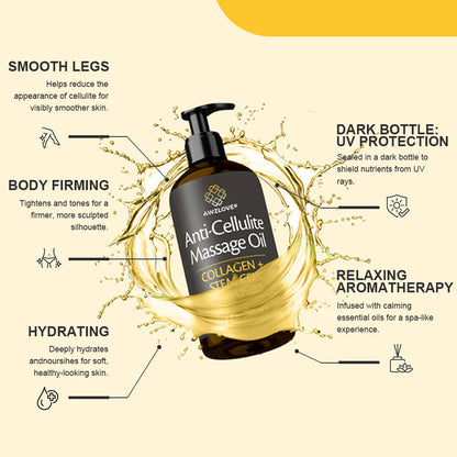 Awzlove® Luxurious Collagen & Stem Cell Anti-Cellulite Massage Oil💐 (🔥70% Off for a Limited Time!) 💐
