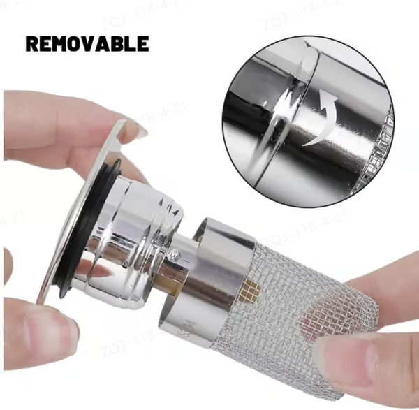 🔥Last Day Promotion 49% OFF🔥Pop Up Sink Drain Strainer----🛀Removes odors and prevents blockages