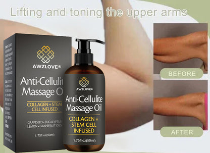 Awzlove® Luxurious Collagen & Stem Cell Anti-Cellulite Massage Oil💐 (🔥70% Off for a Limited Time!) 💐