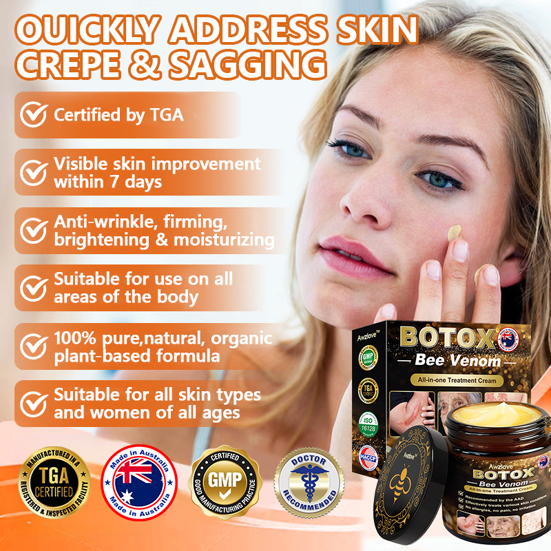 "Made and Shipped from AU| Awzlove® BOTOX Bee Venom All-in-one Treatment Cream | LAST DAY 80% OFF "