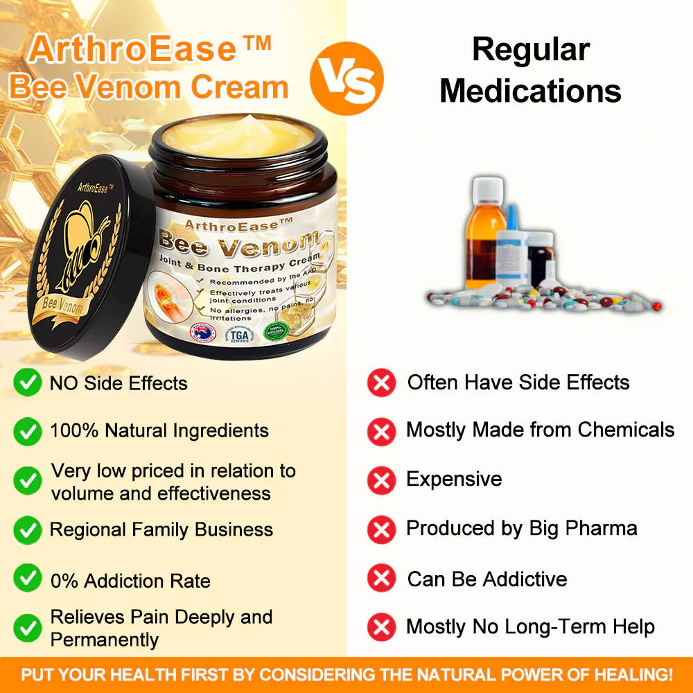 ArthroEase Bee Venom Arthritis Therapy Cream(Specially for older adults & AOA recommends)