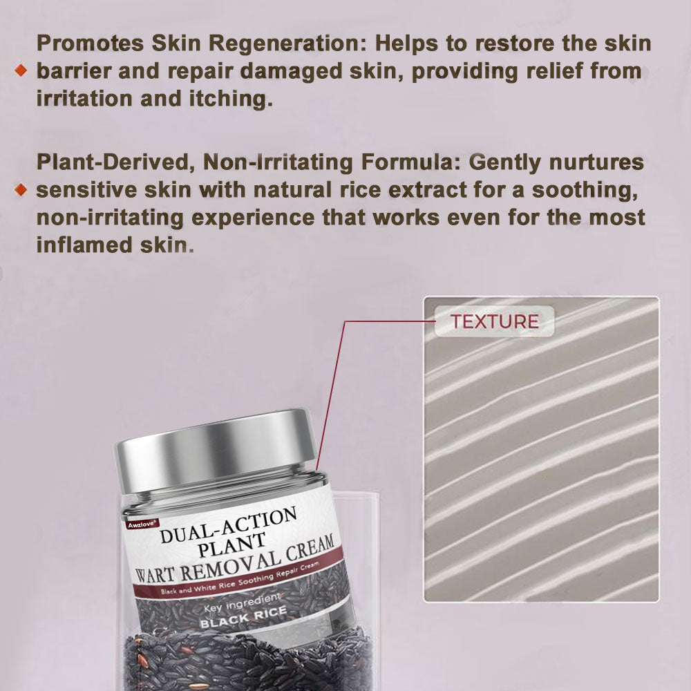 Awzlove® Black Rice Skin Repair Essence Cream ⚕️ TGA Certified (Removes warts and skin growths, improves keratin buildup and seborrheic dermatitis, follicular keratosis, age spots, and bruising)