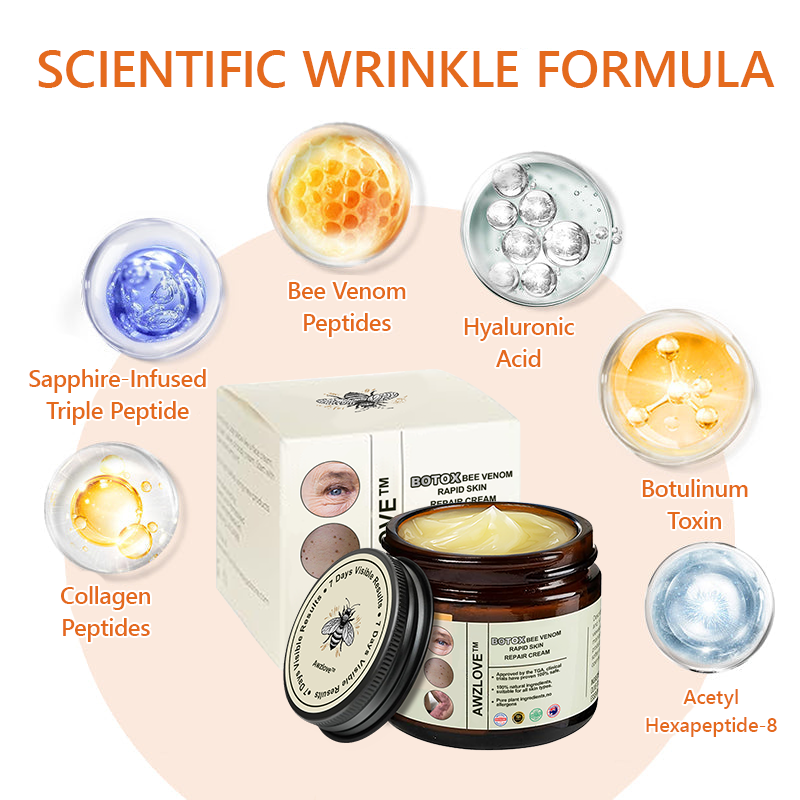 Official Store ✅Awzlove™ Botox Bee Venom Rapid Skin Repair Cream🍀Recommended by the Australian College of Dermatology (ACD)