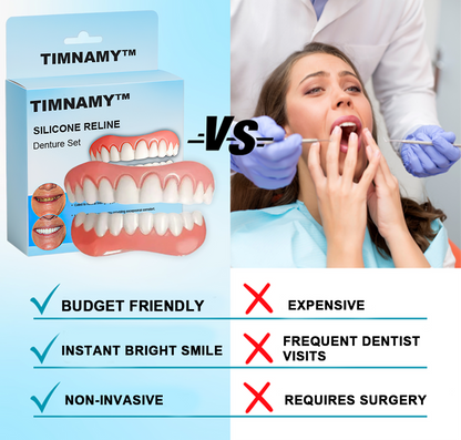 TIMNAMY™ Silicone Reline Denture Set