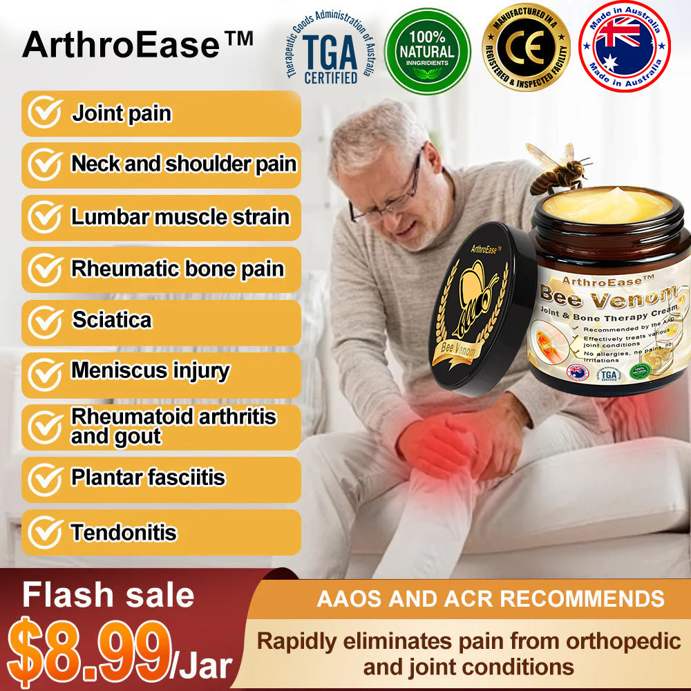 ArthroEase Bee Venom Arthritis Therapy Cream(Specially for older adults & AOA recommends)