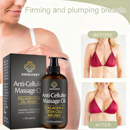 Awzlove® Luxurious Collagen & Stem Cell Anti-Cellulite Massage Oil💐 (🔥70% Off for a Limited Time!) 💐