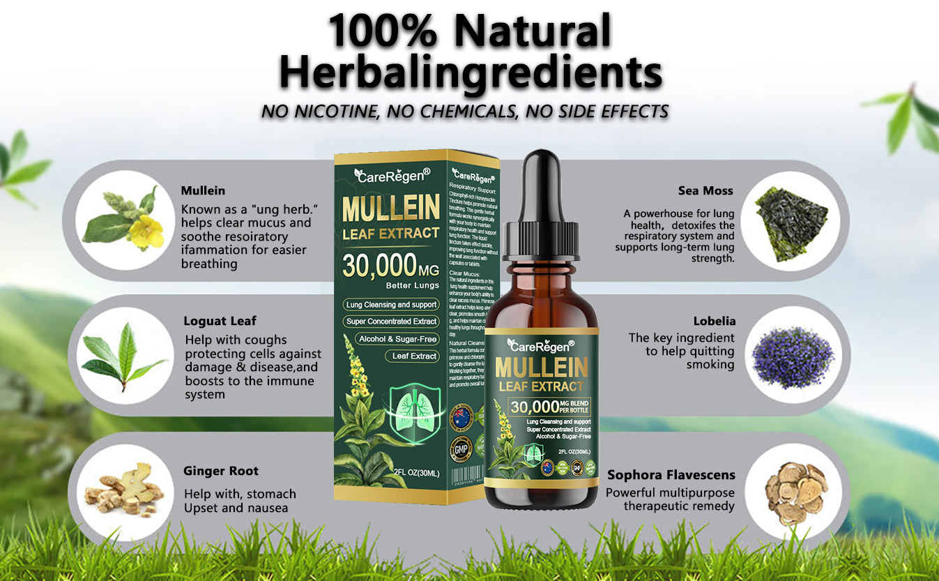 𝗢𝗳𝗳𝗶𝗰𝗶𝗮𝗹 | CareRegen® 𝗢𝗿𝗴𝗮𝗻𝗶𝗰 𝗟𝘂𝗻𝗴 𝗖𝗹𝗲𝗮𝗻𝘀𝗶𝗻𝗴 𝗠𝘂𝗹𝗹𝗲𝗶𝗻 𝗟𝗲𝗮𝗳 𝗘𝘅𝘁𝗿𝗮𝗰𝘁 𝗗𝗿𝗼𝗽𝘀 🌈 𝐂𝐥𝐢𝐧𝐢𝐜𝐚𝐥𝐥𝐲 𝐩𝐫𝐨𝐯𝐞𝐧, 𝐡𝐢𝐠𝐡𝐥𝐲 𝐜𝐨𝐧𝐜𝐞𝐧𝐭𝐫𝐚𝐭𝐞𝐝 𝐟𝐨𝐫𝐦𝐮𝐥𝐚 𝐭𝐡𝐚𝐭 𝐫𝐞𝐥𝐢𝐞𝐯𝐞𝐬 𝐜𝐨𝐮𝐠𝐡, 𝐩𝐡𝐥𝐞𝐠𝐦, 𝐚𝐬𝐭𝐡𝐦𝐚 & 𝐂𝐎𝐏𝐃 — 𝐛𝐫𝐞𝐚𝐭𝐡𝐞 𝐞𝐚𝐬𝐢𝐞𝐫, 𝐟𝐚𝐬𝐭𝐞𝐫.🌈