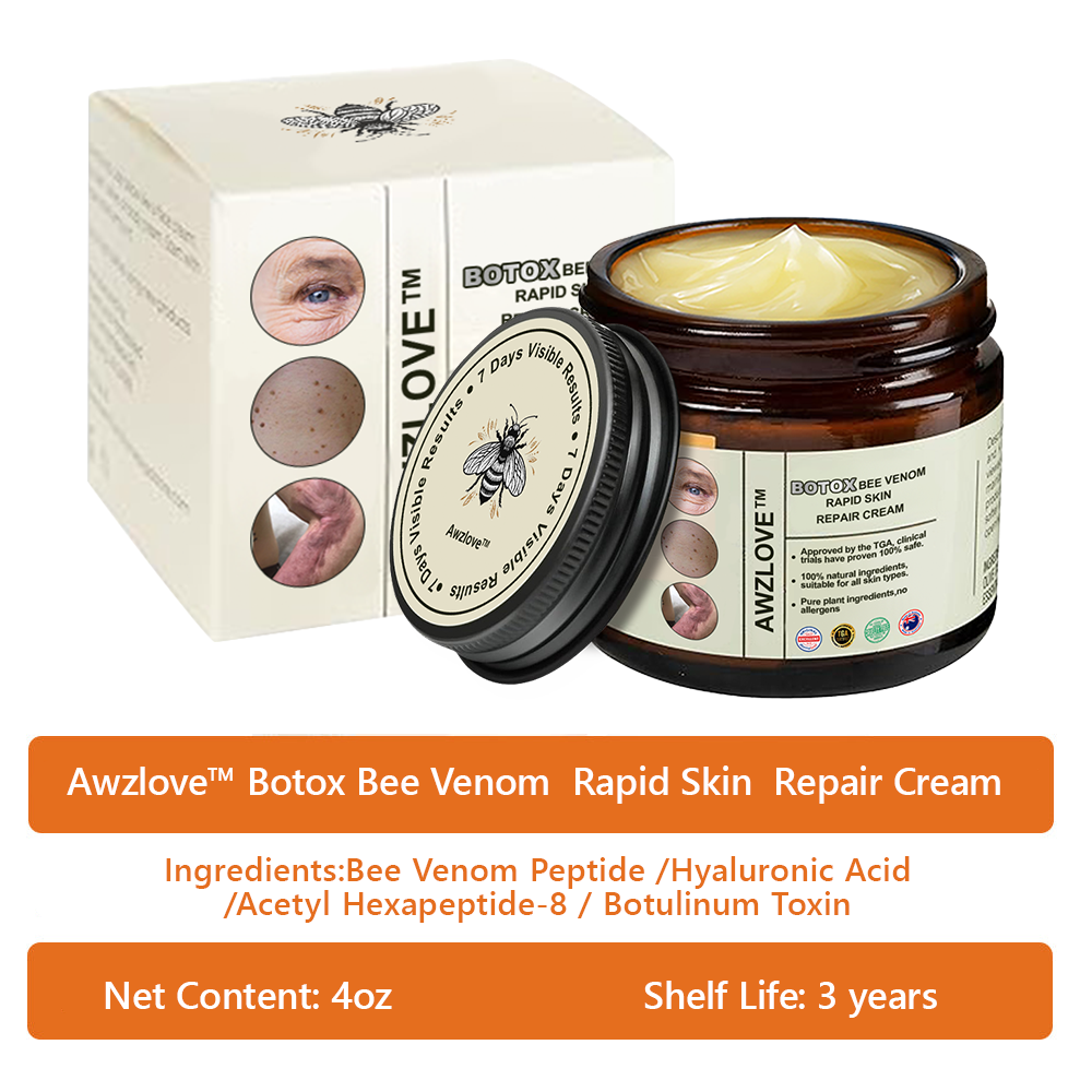 Official Store ✅Awzlove™ Botox Bee Venom Rapid Skin Repair Cream🍀Recommended by the Australian College of Dermatology (ACD)