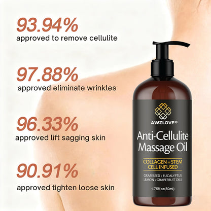 Awzlove® Luxurious Collagen & Stem Cell Anti-Cellulite Massage Oil💐 (🔥70% Off for a Limited Time!) 💐