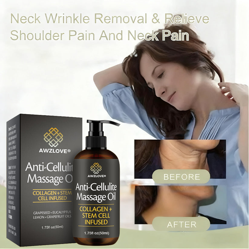 Awzlove® Luxurious Collagen & Stem Cell Anti-Cellulite Massage Oil💐 (🔥70% Off for a Limited Time!) 💐