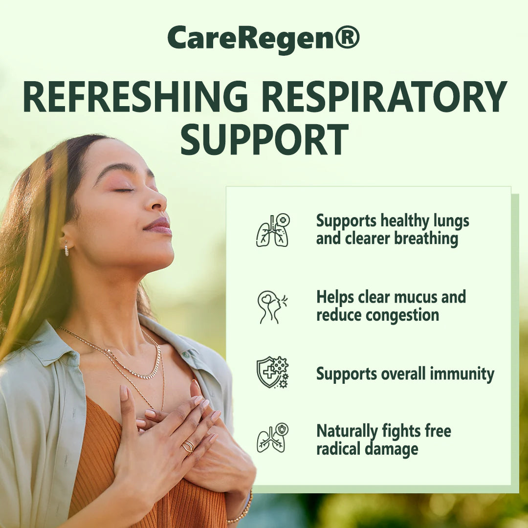 𝗢𝗳𝗳𝗶𝗰𝗶𝗮𝗹 | CareRegen® 𝗢𝗿𝗴𝗮𝗻𝗶𝗰 𝗟𝘂𝗻𝗴 𝗖𝗹𝗲𝗮𝗻𝘀𝗶𝗻𝗴 𝗠𝘂𝗹𝗹𝗲𝗶𝗻 𝗟𝗲𝗮𝗳 𝗘𝘅𝘁𝗿𝗮𝗰𝘁 𝗗𝗿𝗼𝗽𝘀 🎁 𝐂𝐥𝐢𝐧𝐢𝐜𝐚𝐥𝐥𝐲 𝐩𝐫𝐨𝐯𝐞𝐧, 𝐡𝐢𝐠𝐡𝐥𝐲 𝐜𝐨𝐧𝐜𝐞𝐧𝐭𝐫𝐚𝐭𝐞𝐝 𝐟𝐨𝐫𝐦𝐮𝐥𝐚 𝐭𝐡𝐚𝐭 𝐫𝐞𝐥𝐢𝐞𝐯𝐞𝐬 𝐜𝐨𝐮𝐠𝐡, 𝐩𝐡𝐥𝐞𝐠𝐦, 𝐚𝐬𝐭𝐡𝐦𝐚 & 𝐂𝐎𝐏𝐃 — 𝐛𝐫𝐞𝐚𝐭𝐡𝐞 𝐞𝐚𝐬𝐢𝐞𝐫, 𝐟𝐚𝐬𝐭𝐞𝐫.🎁