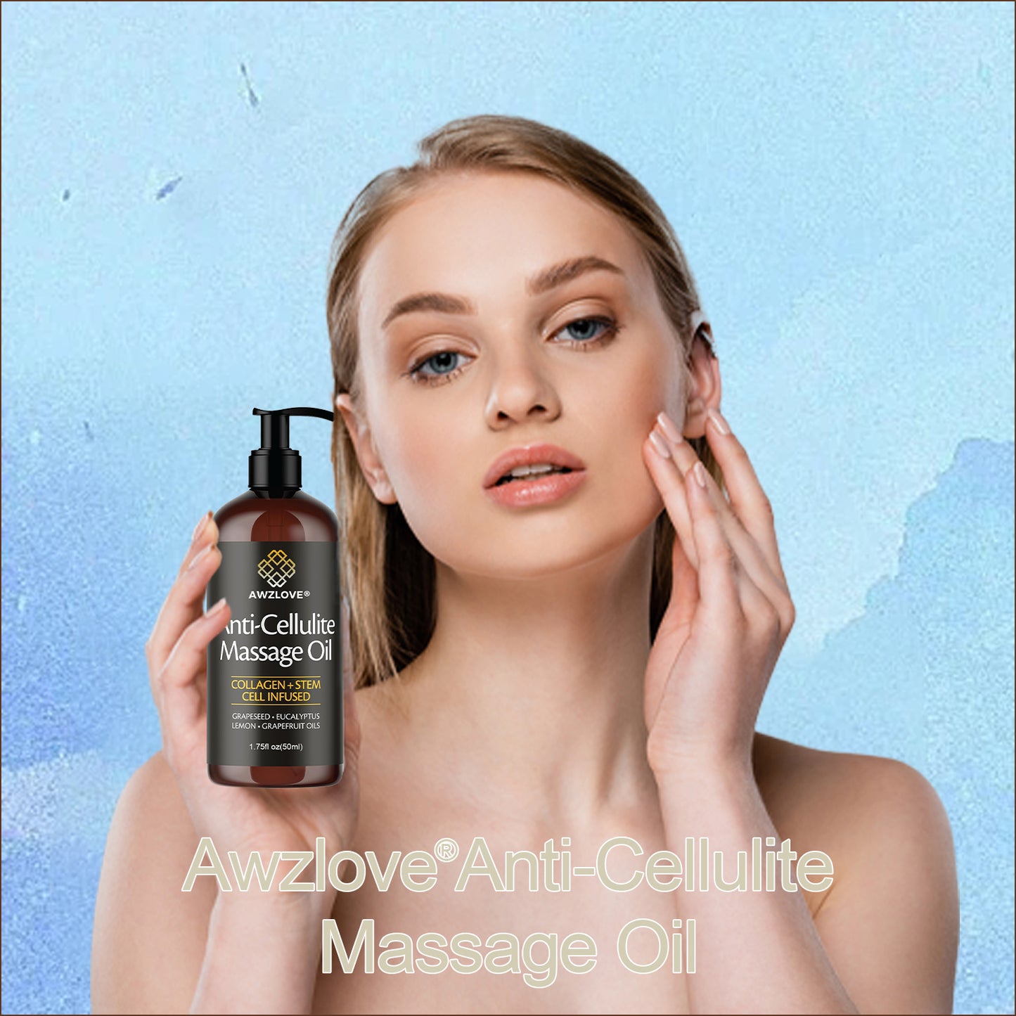 Awzlove® Luxurious Collagen & Stem Cell Anti-Cellulite Massage Oil💐 (🔥70% Off for a Limited Time!) 💐