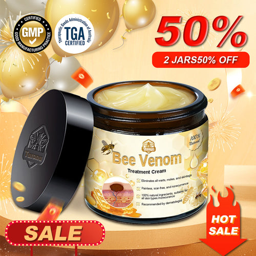 Turonu™ Bee Venom Skin Treatment Cream Approved by the Australasian College of Dermatologists (ACD) (Helping with acne, warts, rosacea, psoriasis, age spots, eczema, and reducing the appearance of stretch marks) 💌